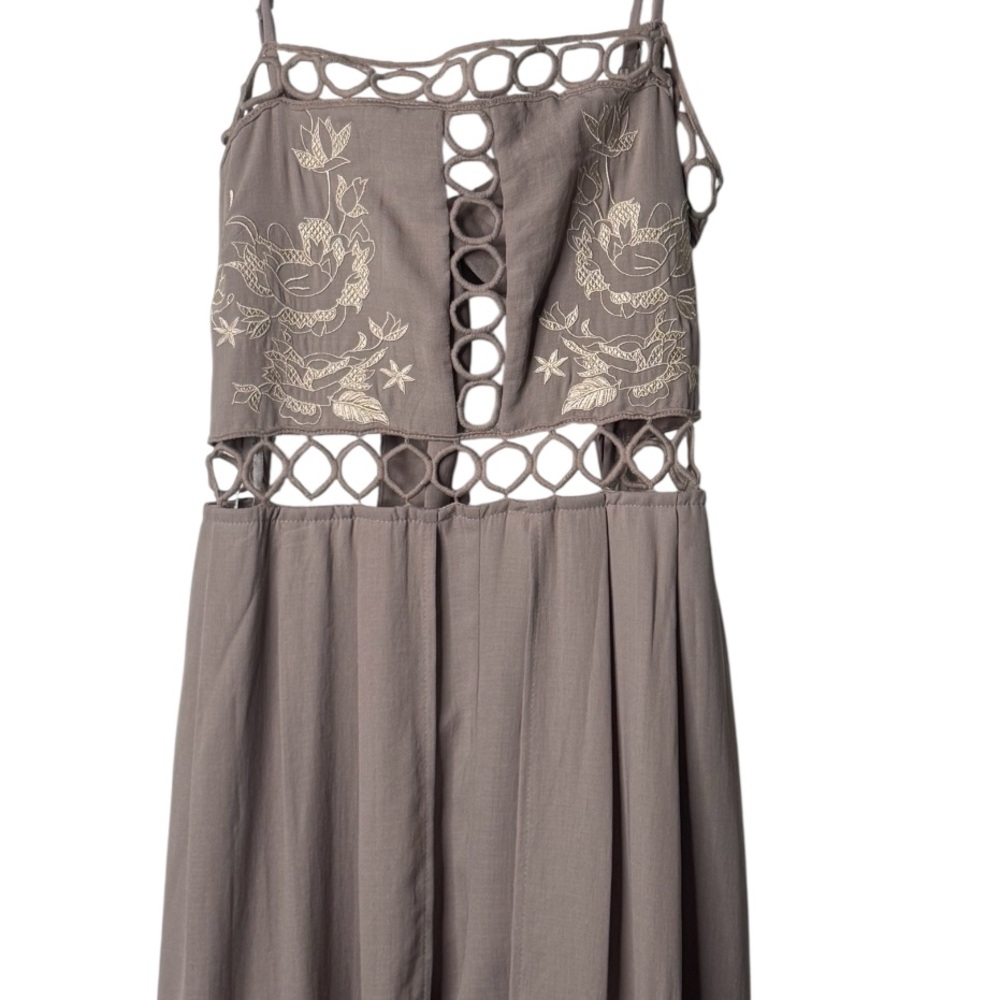 The Clothing Company Taupe Shorts with a long coverup layer